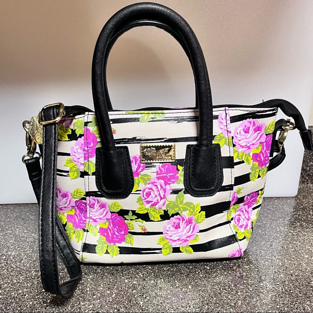 Betsey Johnson floral crossbody purse
